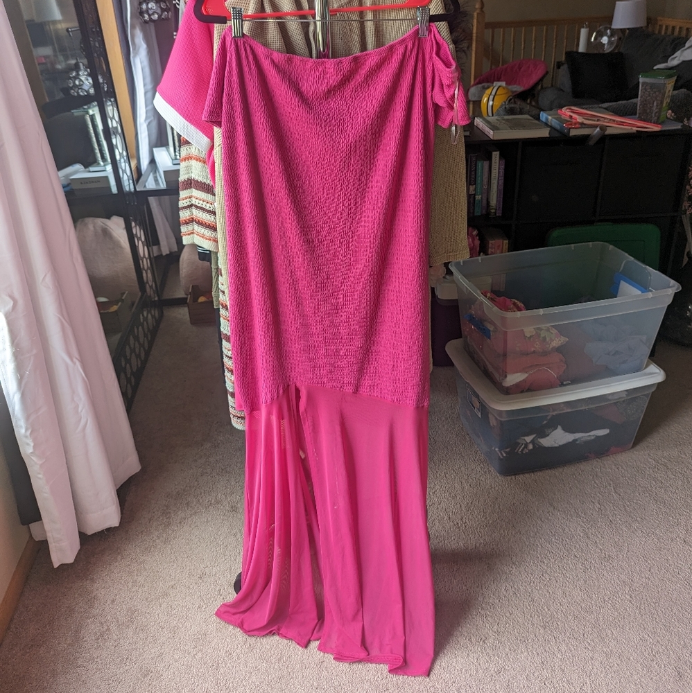 💛Curvy Sense off shoulder maxi dress 3x